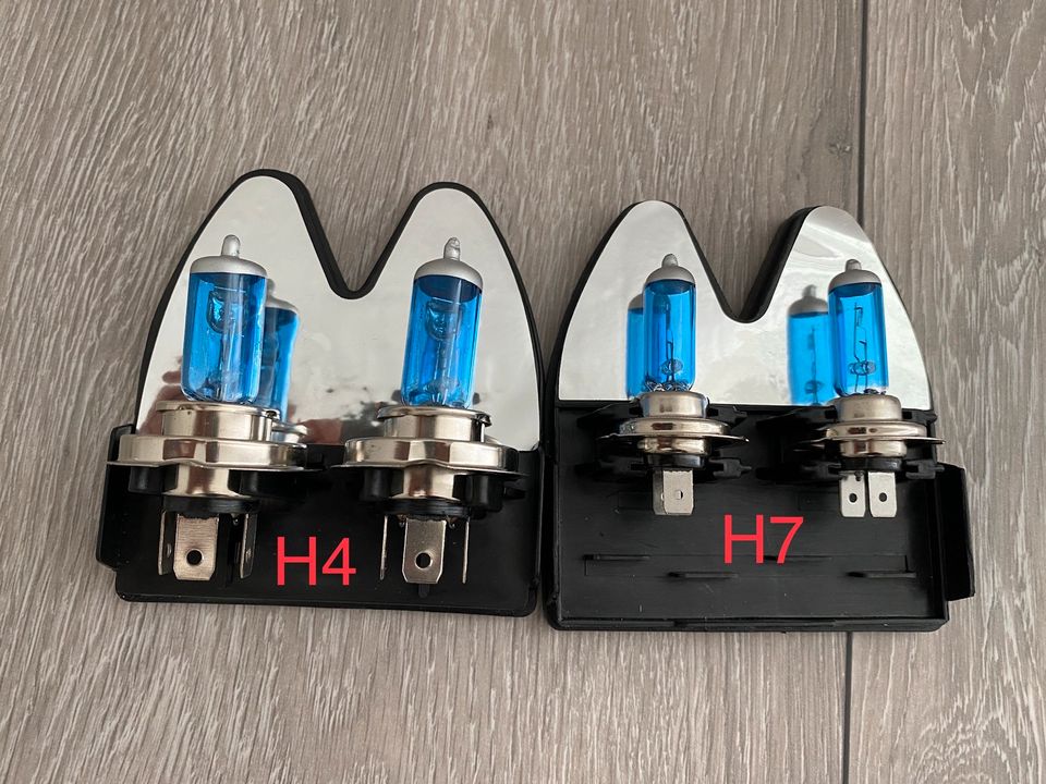 Neue Xenon Optik H4 und H7 Scheinwerfer lampe Blau blue Design in Frankfurt am Main