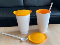 2 Tupperware Allegra Trinkbecher Joghurtbecher Deckel Löffel Tupp Herzogtum Lauenburg - Schwarzenbek Vorschau