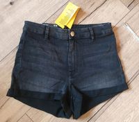 kurze Jeans Hose   Hotpants Highwaist Shorts Gr.38 H&M,schwarz Rheinland-Pfalz - Flammersfeld Vorschau