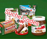 Suche Codes Nutella, Duplo, Hanuta, Schokobons,Kinder usw. Schleswig-Holstein - Jarplund-Weding Vorschau