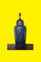 Vasenleuchte selten blau gold Tisch Lampe China chinesisch Asia Baden-Württemberg - Asperg Vorschau
