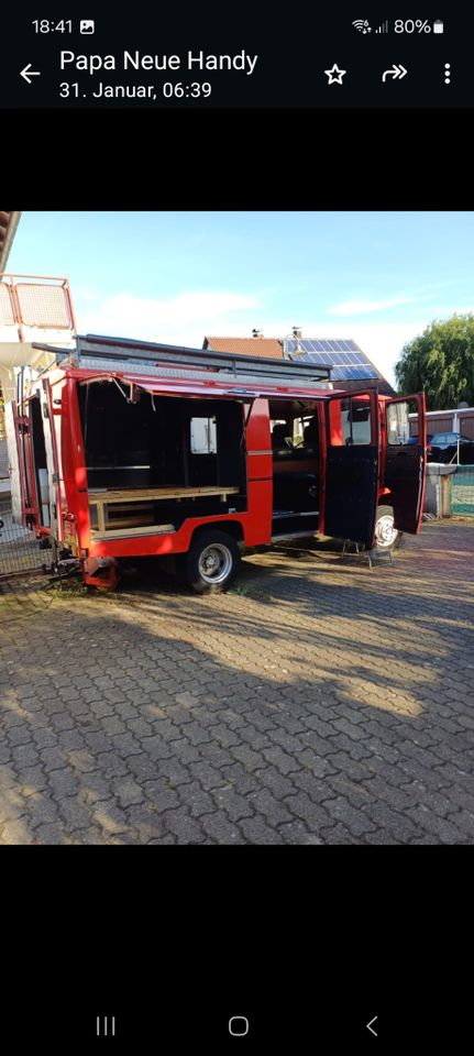 Camper / Feuerwehrauto Daimler- Benz 408 mit H- Zulassung in Remchingen