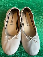 Tamaris Ballerinas 39 weiß Leder Nordrhein-Westfalen - Krefeld Vorschau