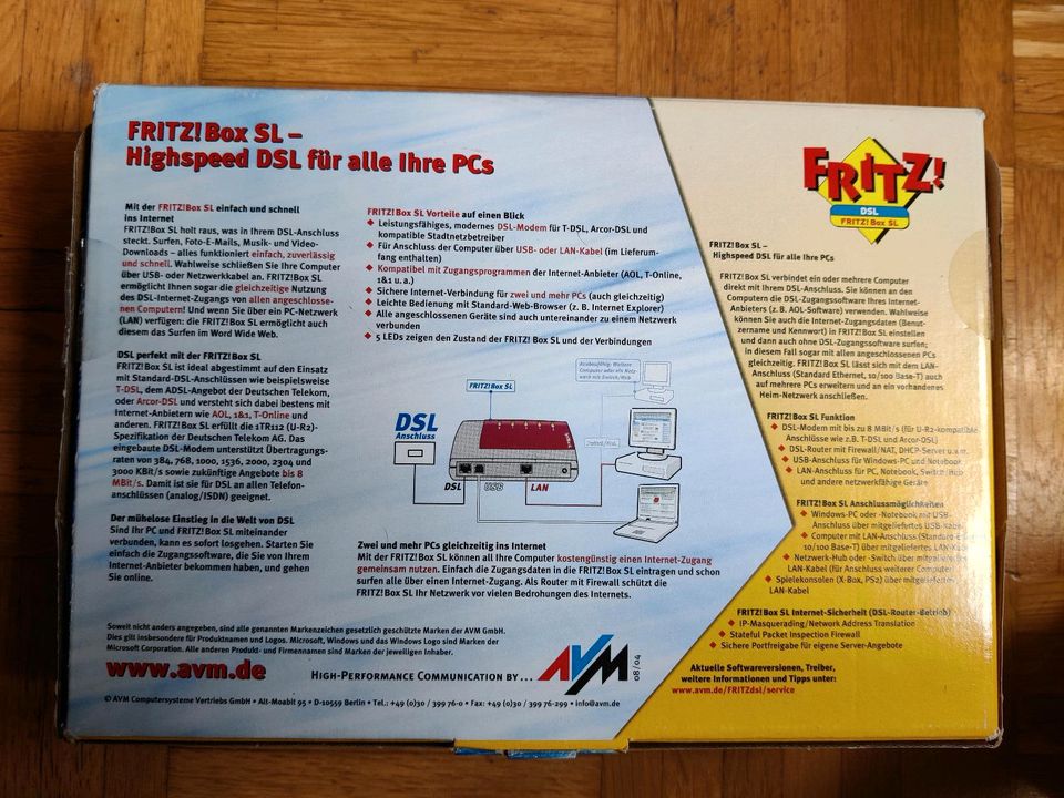 Fritzbox SL DSL in Ohlstadt