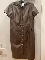 TAIFUN Damen Kleid braun Kunstleder NEU Gr. 46 Bayern - Zorneding Vorschau