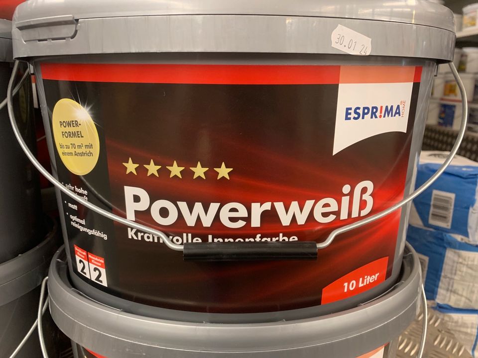 Esprima Powerweiss 10L Innenfarbe Wandfarbe Top-Qualität in Wermelskirchen