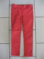 Jeans Jeanshose rot  Punkte Größe 116 Bayern - Ebensfeld Vorschau