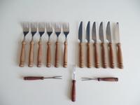 Besteckset DDR 15-teilig, Edelstahl / Holz, top Friedrichshain-Kreuzberg - Friedrichshain Vorschau