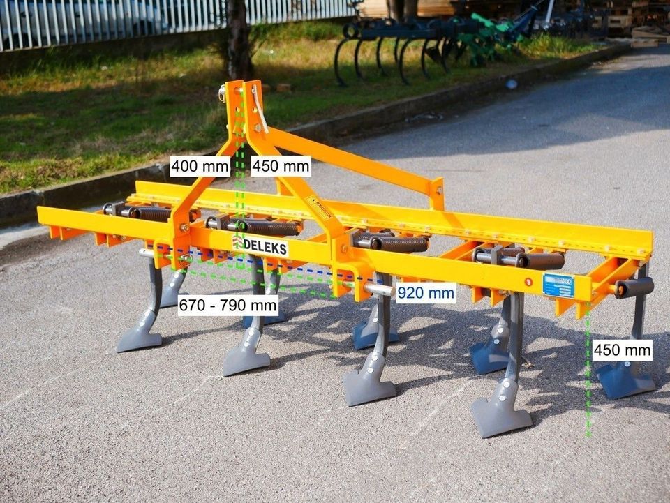 DELEKS® DE-215/9V Grubber mit 9 Gänsefusscharen- 217 cm breit in Pfaffenhofen a. d. Glonn