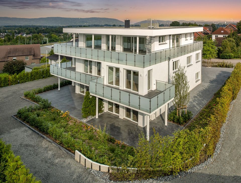 KOPIE: 3-Zimmer Luxus ETW, 88m² zum Erstbezug mit Stellplatz und eigenem Gartenanteil. in Bad Oeynhausen