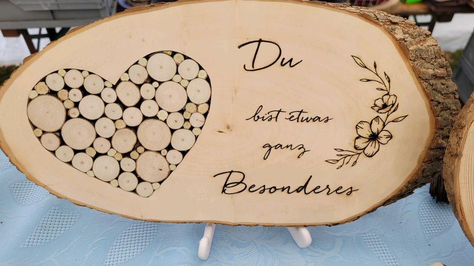 Baumscheiben Geschenke Holz Hochzeit Geburtstag in Döbern