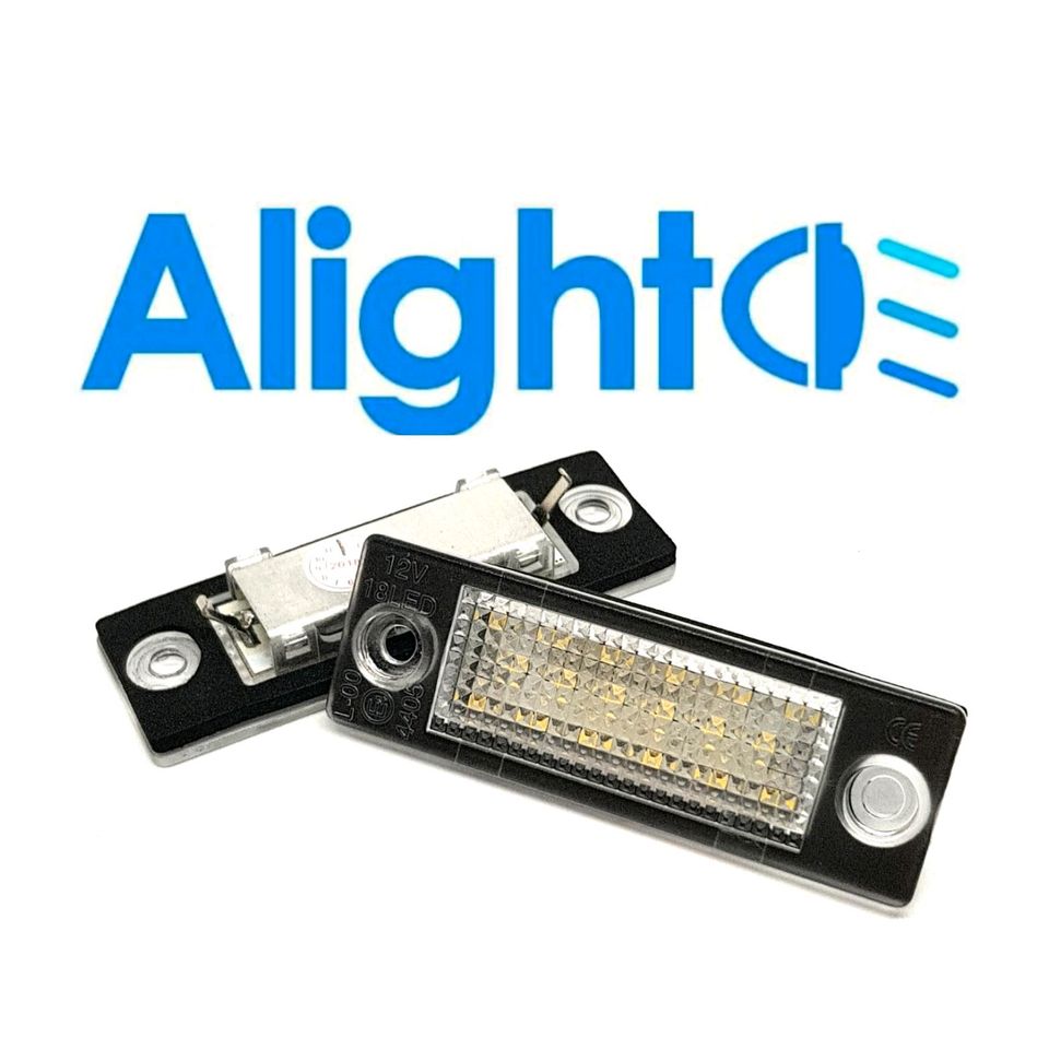 18 SMD LED Kennzeichenbeleuchtung VW Touran ab 2003 E-Prüfzeichen