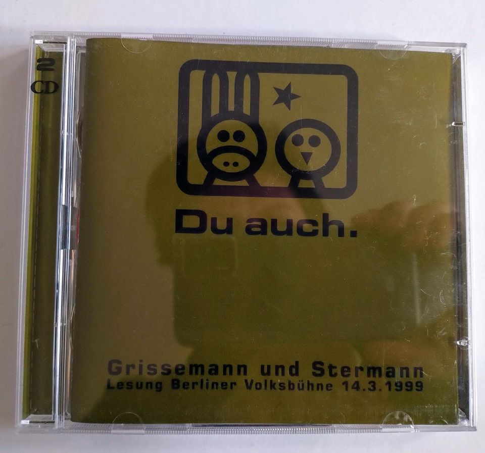 Für Sammler: 2 CD "Du auch" Grissemann und Stermann.  14.3.1999 in Berlin