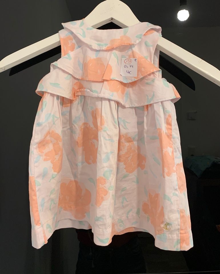 Mädchen Frühling / Sommer Kleider Größe 68 / 74 Petit Bateau in Gummersbach