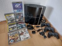 PS3 Playstation 3 mit 3 Controllern, 7 Spiele und Kabeln Nordrhein-Westfalen - Bergisch Gladbach Vorschau