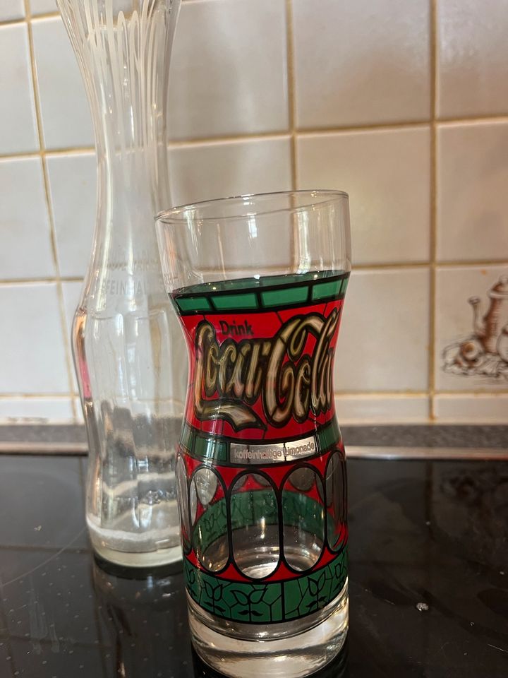 Coca-Cola Gläser und Flasche aus Sammlerauflösung Selten! in Bergweiler