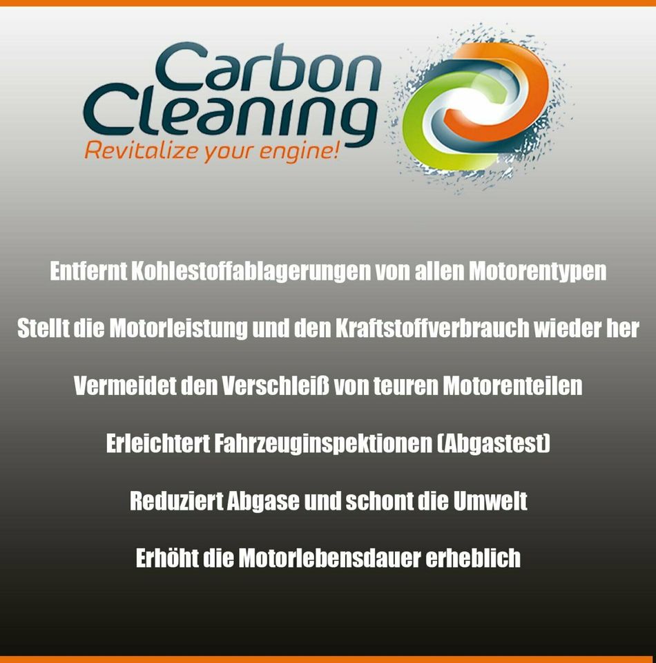 Motorreinigung Carbon Cleaning Hydrogen Wasserstoff DPF-Reinigung in Köln