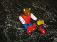 ♥ Steckfigur Holz Plastik Gummi Quak der Frosch ♥ Kellner ♥ DDR Brandenburg - Lübben Vorschau