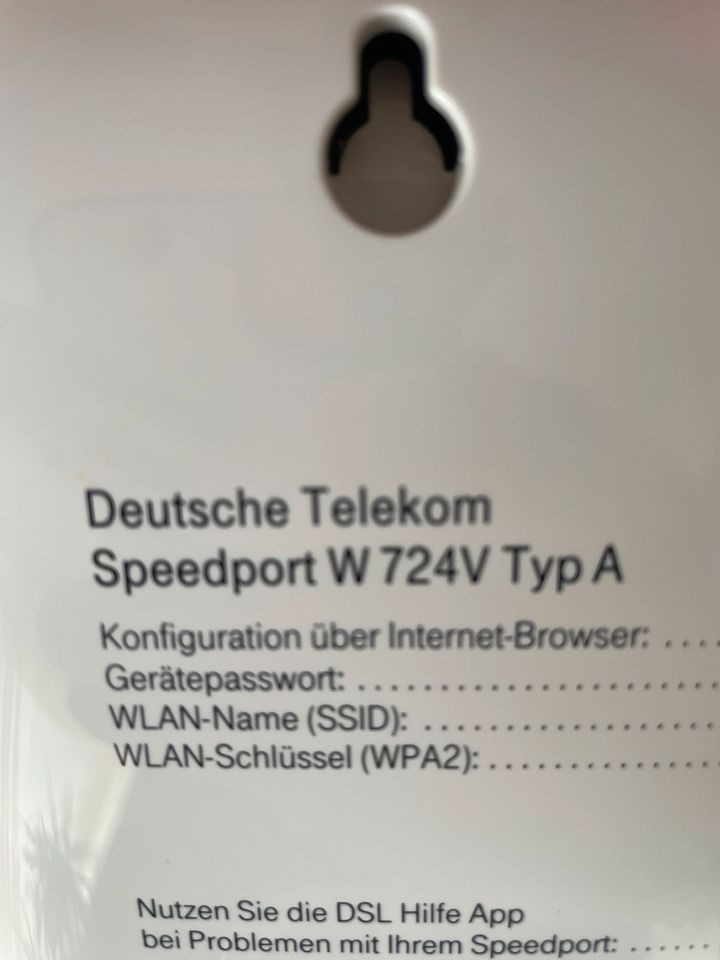 Telekom Router Speedport W 724V Typ A inkl. Telefon in Wittlich