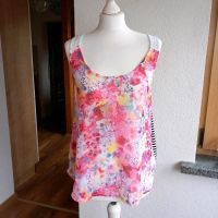 QS S.Oliver Blusentop Top Shirt M bunt transparent Thüringen - Meiningen Vorschau