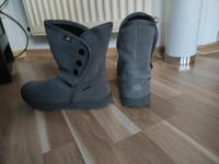 Stiefeletten, Lico, Velourslederoptik, grau, Größe 40, wie neu Hessen - Schlüchtern Vorschau