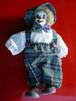 1 Puppe Clown Porzellan-Kopf, Hände, 32 cm x 21 cm Nordrhein-Westfalen - Kirchlengern Vorschau