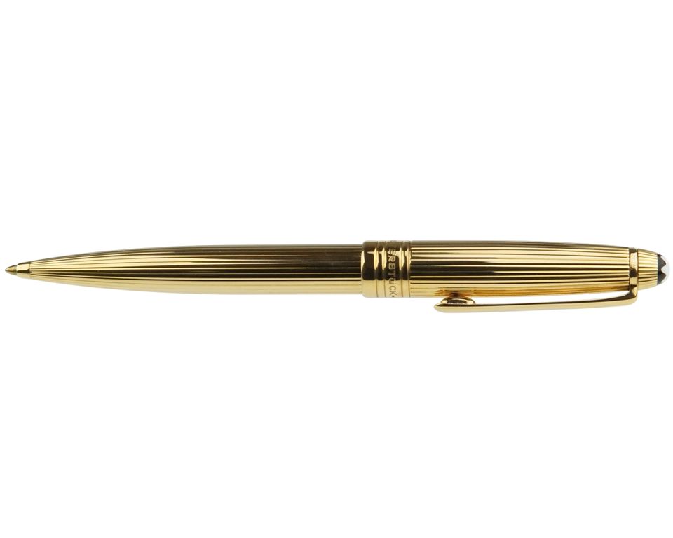 Montblanc Meisterstück Solitaire 750er Solid Gold Kugelschreiber in Pfarrkirchen