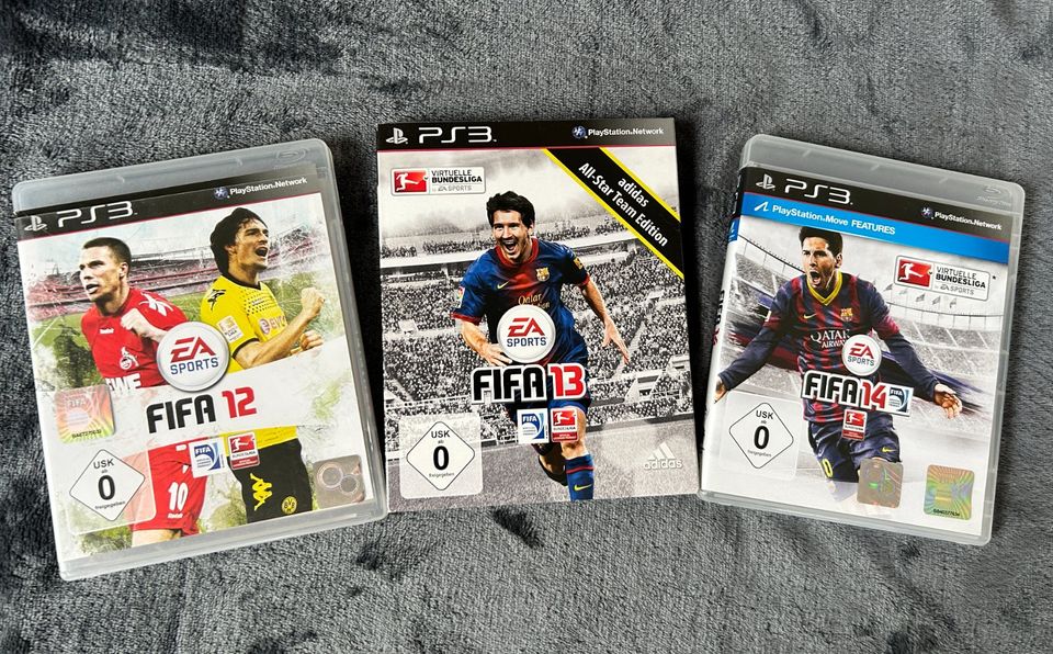 FIFA 12 + FIFA 13 + FIFA 14 | PS3 Playstation 3 in Rielasingen-Worblingen