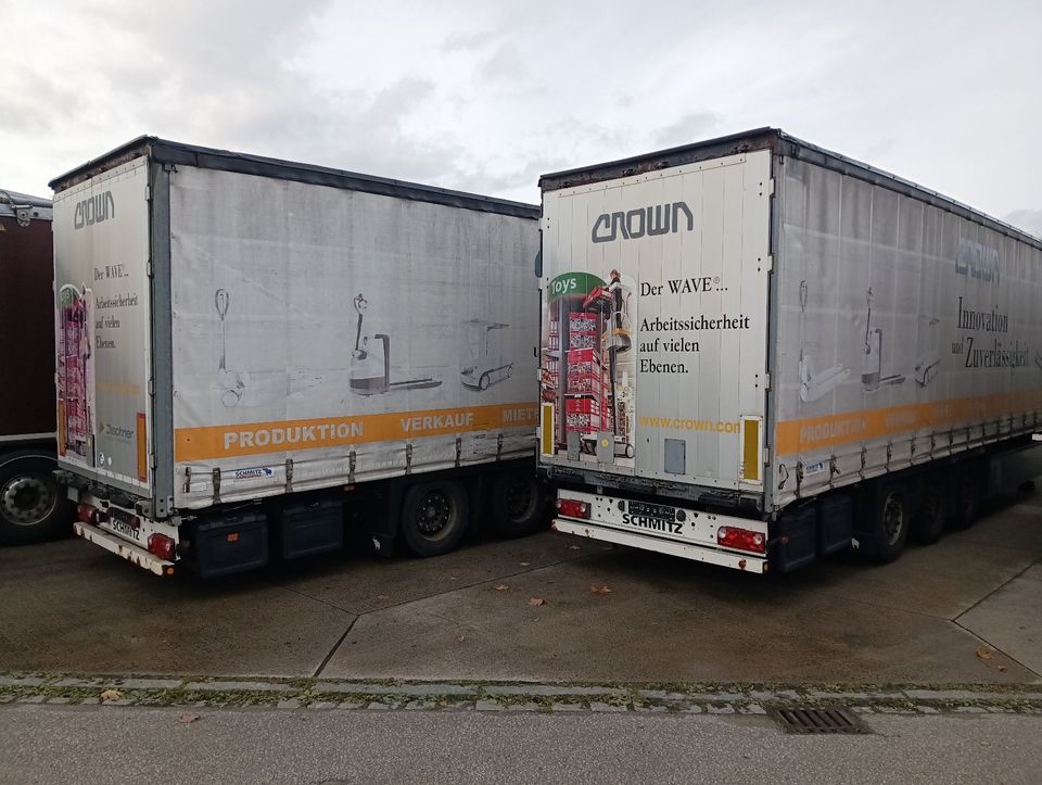 SCHMITZCargobull SCS24-13,62EB Standard Pal-Kiste Lift SAF Hubdac in Furth im Wald