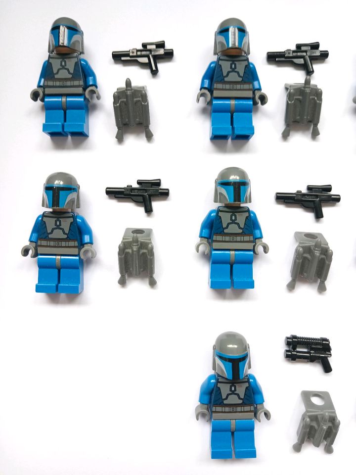 10 Lego Star Wars Mandalorian Death Watch Warrior Minifiguren in Bergisch Gladbach