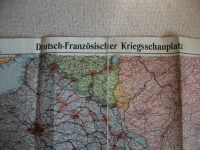 Landkarte französische Kriegsschauplätze,Aufmarschlinien Leinwand Thüringen - Bad Berka Vorschau