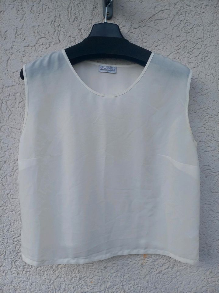 Damen Top Bluse Gr. 48 Creme Jumo eierschale champagner in Dauchingen