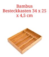 Bambus Besteckkasten 34 x 25 x 4,5 cm Berlin - Friedenau Vorschau