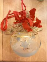 14cm Glas Weihnachtskugel, Fensterschmuck Bayern - Oberaurach Vorschau