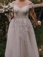 Brautkleid in Größe 38–40 – professionell gereinigt – wie neu! Bayern - Schwarzenfeld Vorschau