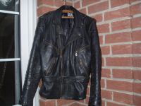 Schwarze Retro Lederjacke Motorradlederjacke Gr. 50 Bielefeld - Stieghorst Vorschau