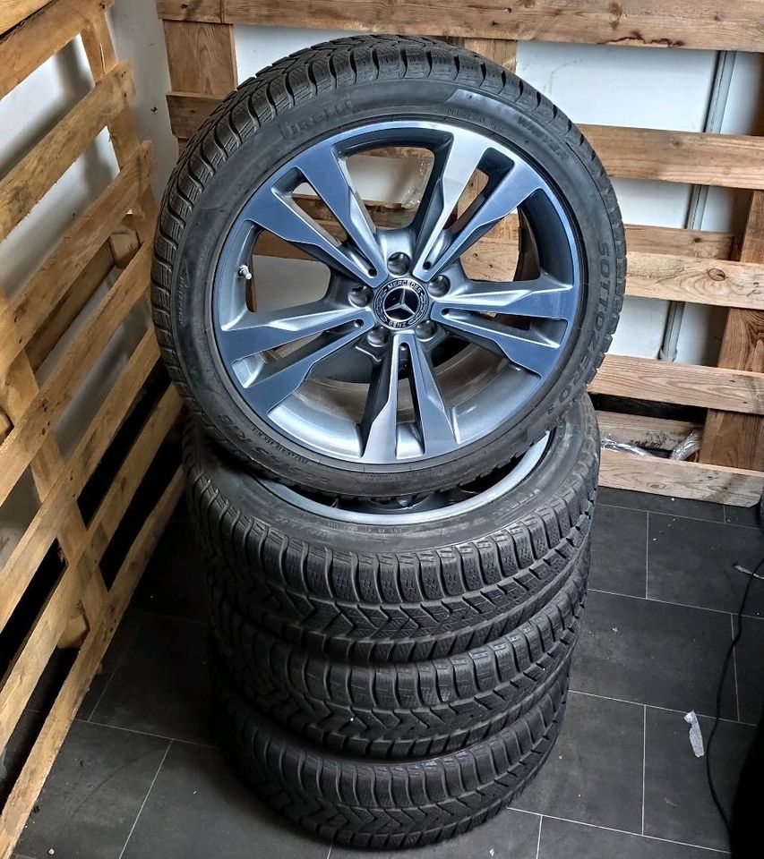 ✓ MERCEDES C-KLASSE C400 W205 225/45 R18 WINTERREIFEN WINTERRÄDER in Herten