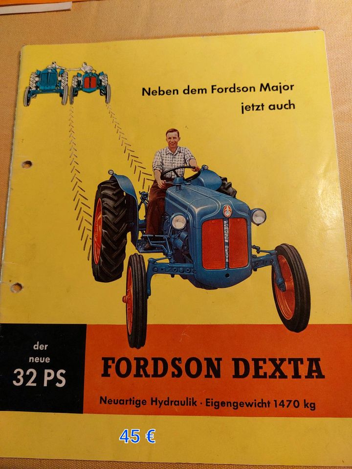 Fordson Traktor Prospekte in Seeshaupt