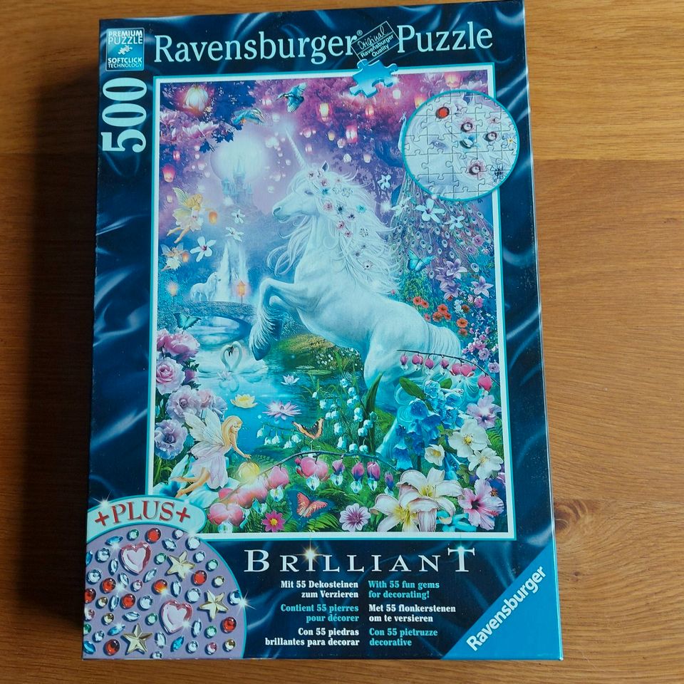 Ravensburger Puzzle "Einhorn mit Brillianten" 500 Teile OVP in Herne