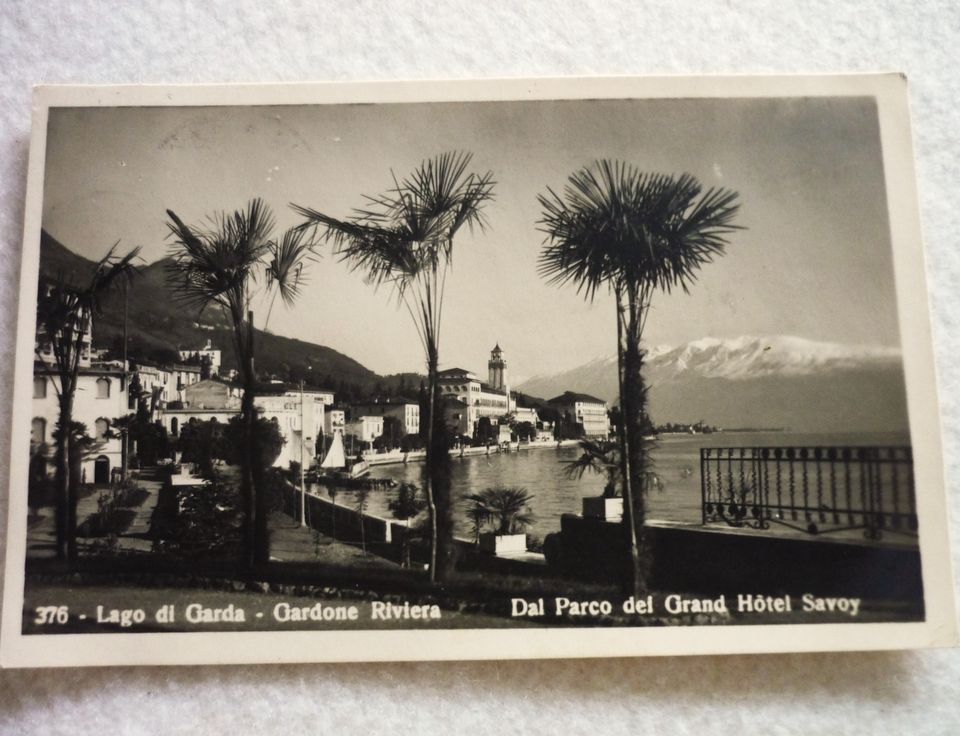 9 italienische Ansichtskarten vom Gardasee von ca 1900 in Baden-Baden