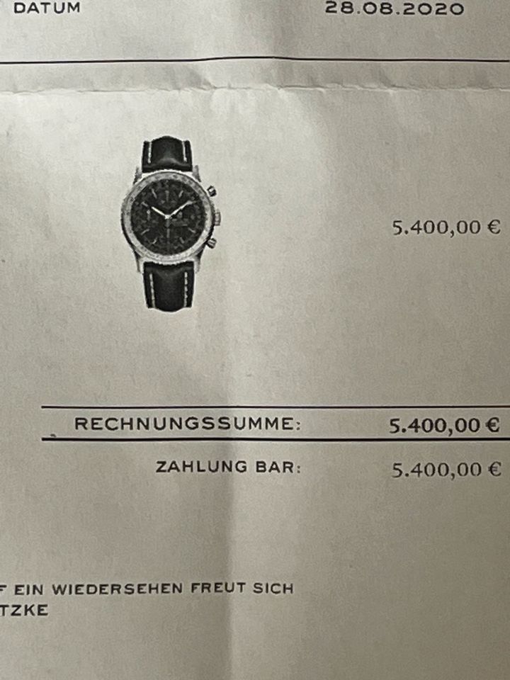 Breitling Chronometer Navitimer A13324 Automatikuhr 41mm Full Set in Gladbeck
