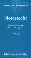 Notarrecht. Bundeseinheitliche Vorschriften, Gesetze,Verordnungen Niedersachsen - Laatzen Vorschau