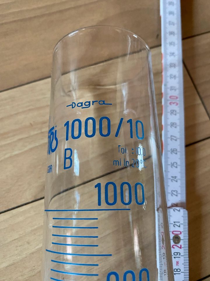 DDR Messzylinder, Messgläser 25, 50, 1000ml , Vintage in Cottbus