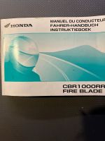 Honda CBR 1000RR Fahrer- Handbuch Wandsbek - Hamburg Bramfeld Vorschau