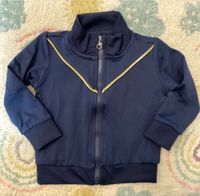 Sweatshirtjacke Gr. 80 Mädchen dunkelblau/Gold Niedersachsen - Schüttorf Vorschau