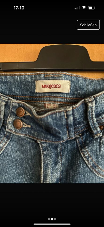 Caprihose Jeans Mango 38 in Spiesen-Elversberg