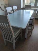 Weißer Esstisch und 6 Stühle Nordrhein-Westfalen - Dinslaken Vorschau
