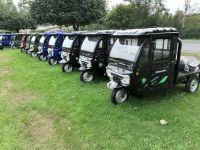 Elektro Kipper 3-Rad Frosch GRAND Extra Pritsche Cargo Premium APE Porter Piaggio Hybrid RUNNER VOLTA MEGA CABINE 3 Rad Cargorunner Geco MAX QUAD Caddy Transporter Aixam PRO MEGA TRUCK TUKTUK TUK TUK Hessen - Neukirchen Vorschau