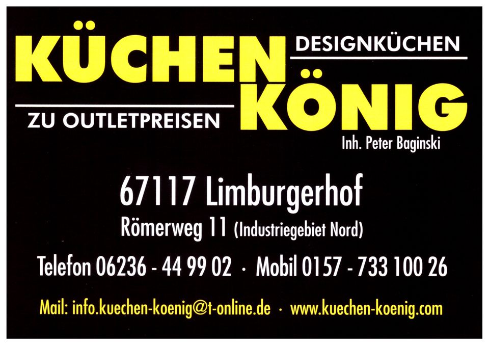 Einbauküche / Küche / Kochfeld / Spülmaschine / Backofen / in Limburgerhof