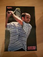 Poster mit Andre Agassi und Hakeem Olajuwon Houston Rockets NBA Hannover - Herrenhausen-Stöcken Vorschau